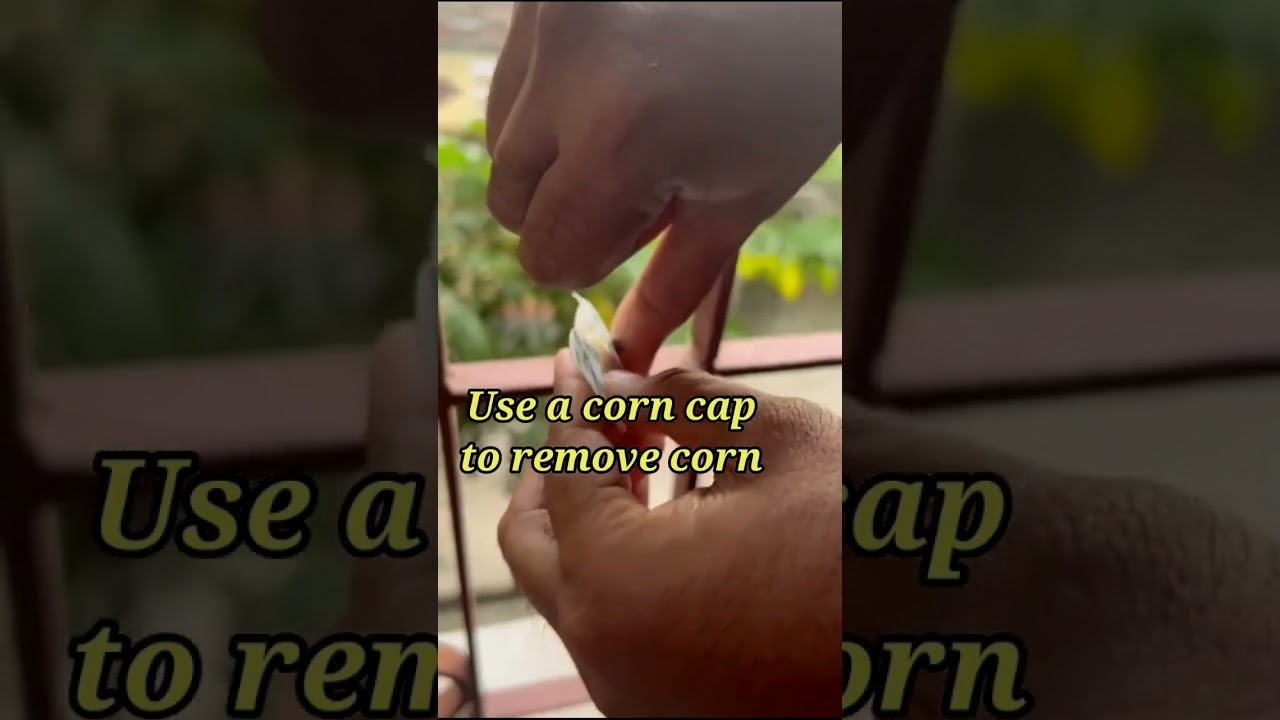 How to use corn cap/removal corn skin disease/#short