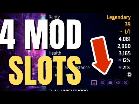 How To Get Legendary Gear with 4 mod slots in Gotham Knights