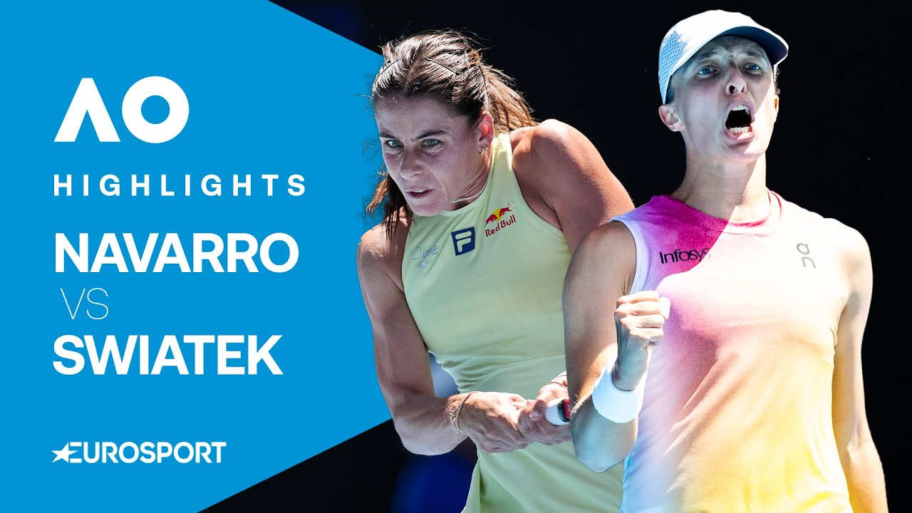 Emma Navarro vs Iga Swiatek | Quarter Final | Australian Open 2025 Extended Highlights 🇦🇺