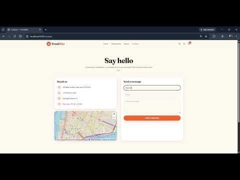 Task Demo - DAS002845 - FreshBite - Online Food Ordering