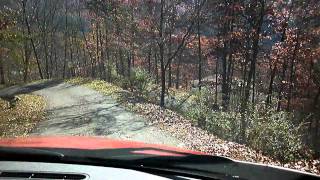preview picture of video 'Road from Skytop Cabin, Bryson City, NC, USA'