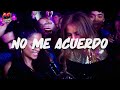 Thalia, NATTI NATASHA - No Me Acuerdo (Letra)