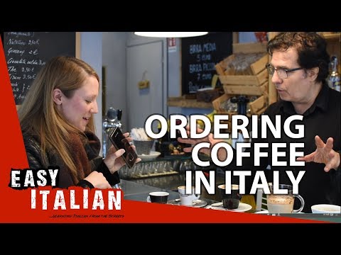 How to order a coffee in Italy? | Easy Italian 12
