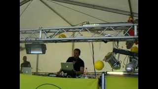 preview picture of video 'Nature One 2012 DJ Schrenny Camping Village Smiley Zelt'