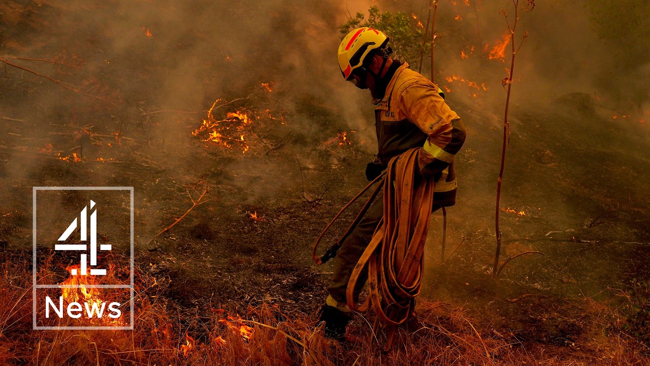 France and Spain battle massive wildfires; 300,000 evacuated near Bordeaux