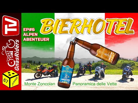 EP#6 ALPINE ADVENTURE Motorcycle Tour TIPP Monte Zoncolan Veneto Overview of the Loncium GS Peaks