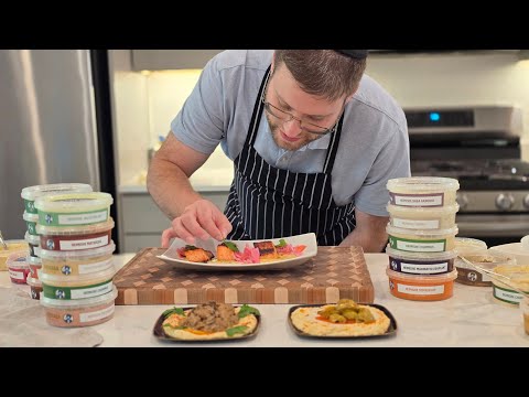 The chef behind 'ADERABE' Dips shares tips for displaying your dips beautifully on your YomTov table