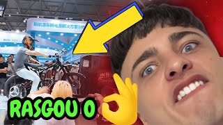 🔴 PERDEU A RODA NA MOTO | melhores memes tente não rir 😂 #humor #meme #comedia