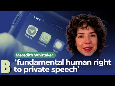 About the power of Big Tech and the importance of privacy | Meredith Whittaker | Buitenhof