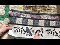 #thriftythursday vintage slow stitching haul Purveyor of Reclaimed Textiles #slowstitch #vintagehaul