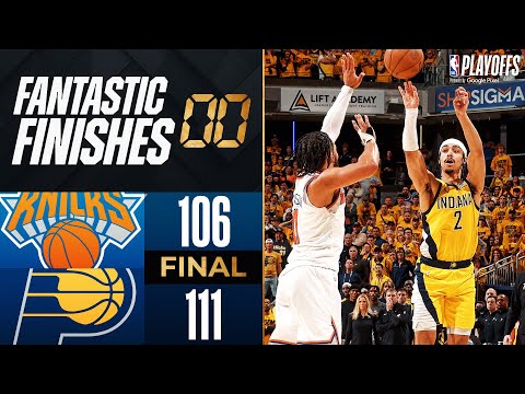 Final 4:23 INSANE ENDING #2 Knicks vs #6 Pacers | Game 3 | May 10, 2024