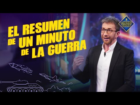 Pablo Motos te cuenta en un minuto lo más importante que ha pasado en la guerra - El Hormiguero