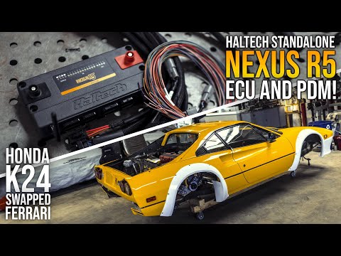 The Honda-Powered Ferrari gets Standalone: Haltech Nexus R5 ECU & PDM - Ep. 64