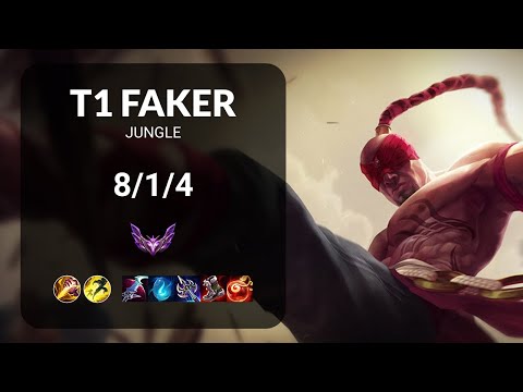 T1 Faker Lee Sin vs Kayn JUNGLE - KR  Patch 13.24