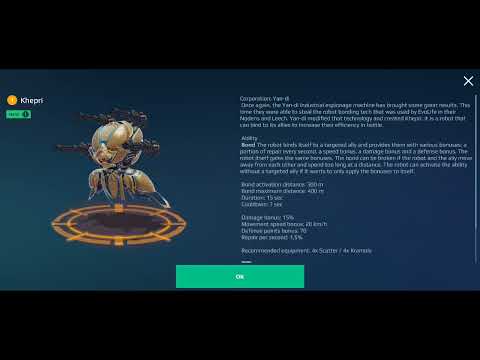 khepri Bot War Robots Mobile Gameplay Best Module and Weapon Build
