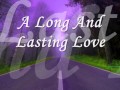 A Long And Lasting Love (Crystal Gayle with Lyrics) 2-15-15