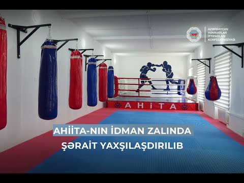 AHİİTA-nın idman zalında şərait yaxşılaşdırılıb.