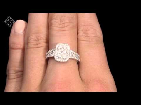 N4538Y - Diamond Galileo 1CT H/SI and 18K White Gold Ring