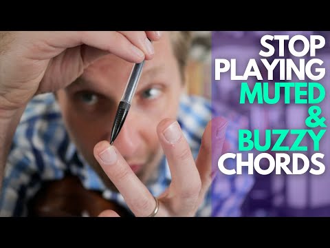 Stop Playing Muted & Buzzy Guitar Chords - Tiny Tuesday Tips with sTuart!
