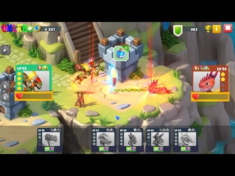 Enchantment League Fights and Dungeon Battles : Dragon Mania Legends