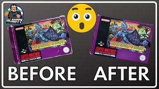 How To Restore Super Nintendo Game Covers