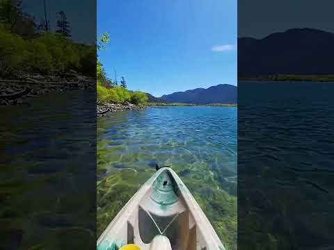 Navegando AGUAS CRISTALINAS del LAGO PUELO #verano 25 26 #kayak #short #nofilter #real #nationalpark