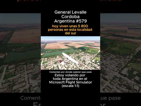 General Lavalle, Cordoba desde el Microsoft Flight Simulator #generallavalle #cordoba #msfs #joaha45