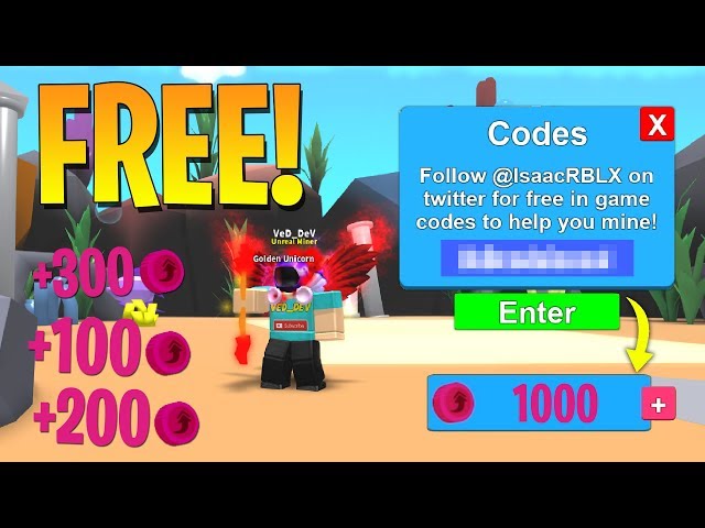 Codes For Roblox Mining Simulator Tokens