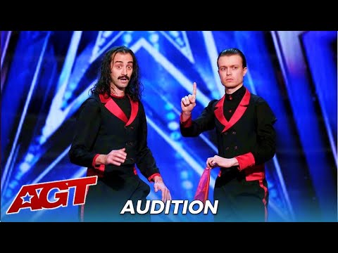 Demented Brothers: Magic Comedy Duo Get Simon Cowell All CONFUSED!