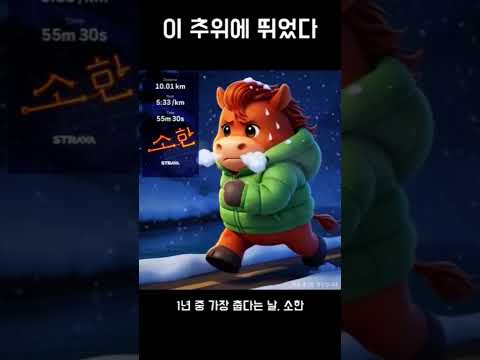 이 추위에 뛰었다 #새해 #러닝 #10km