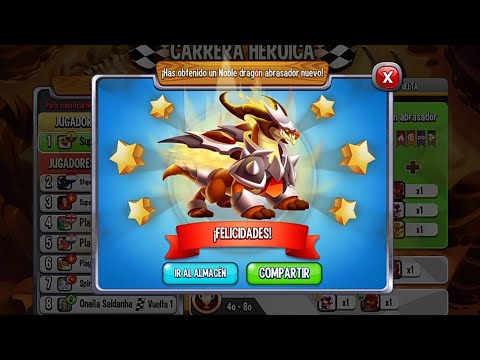 ¡¡Premios de la carrera heroico del noble dragón abrasador!!!