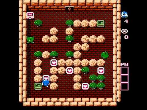 The Adventures of Lolo Floor 3 Level 3