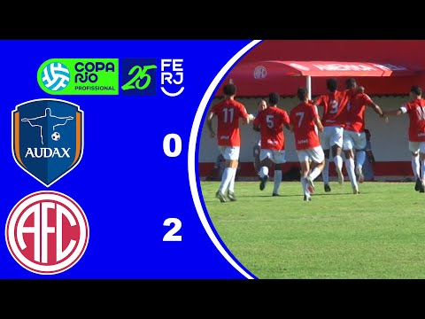COPA RIO DE PROFISSIONAIS 2025 - 2ª FASE - JOGO DE VOLTA - AUDAX 0X2 AMERICA