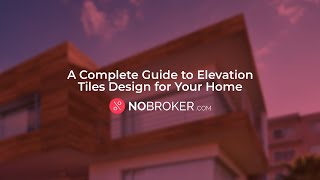 Elevation Tiles Design #interiordesign #elevation #elevationtiles #tiledesign #NoBroker