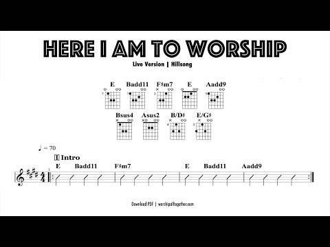 Here I Am To Worship with Call - Hillsong Music…
