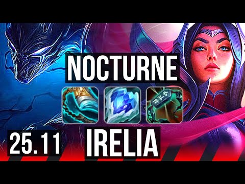 NOCTURNE vs IRELIA (TOP) | EUW Master | 25.11