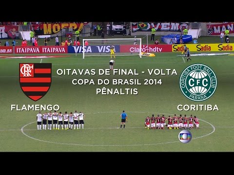 Pênaltis - Flamengo-RJ 3 x 2 Coritiba-PR - Copa do Brasil 2014 - 03/09/2014