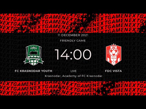 11.12.2021 FC Krasnodar Youth - FDC Vista. Friendly game.