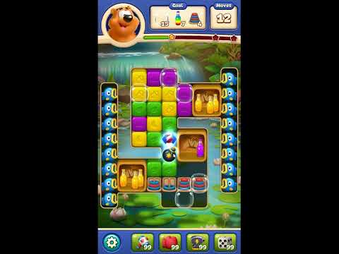 Toon Blast Level 7106 - NO BOOSTERS 🐻🐺🐱 | SKILLGAMING ✔️