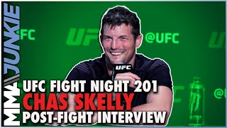 Chas Skelly signals retirement: 'I still got brain cells left' | #UFCVegas48 post-fight video
