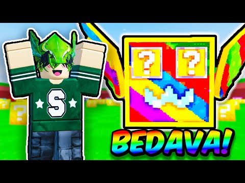 ADMİN BEDAVA SECRET DAĞITTI! YENİ OG! - Roblox Lucky Block Kırma