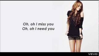 Miley Cyrus - Stay ( Lyrics)