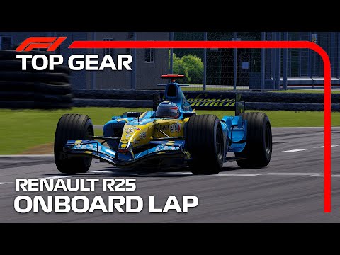 F1 Renault R25 Top Gear Power Lap | Assetto Corsa | VRC Renault R25