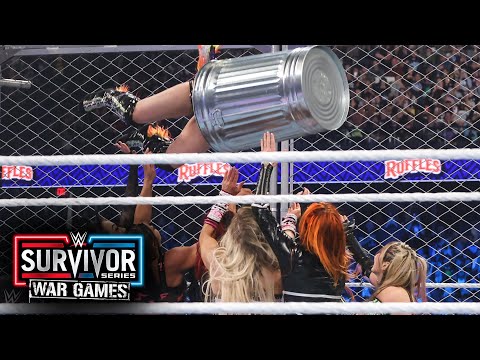 IYO SKY defies gravity with trash can jump from the cage: Survivor Series: WarGames 2023 highlights