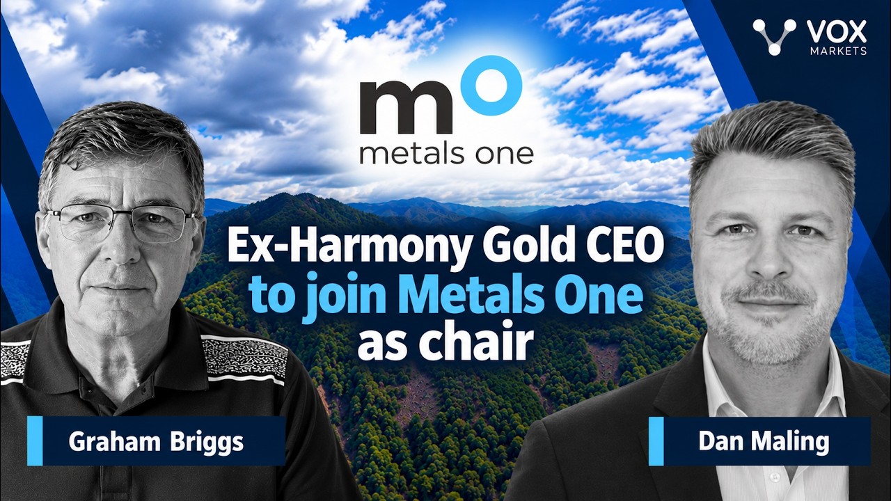 Thumbnail for Ex-Harmony Gold CEO to join Metals One as chair
