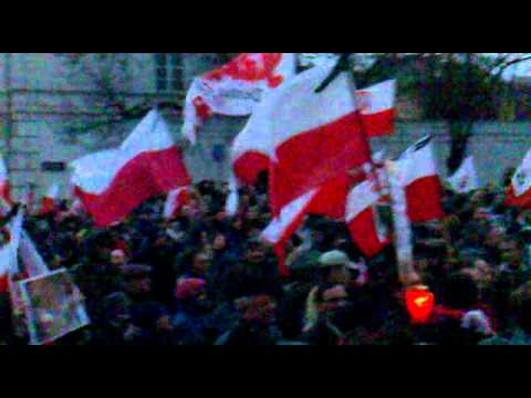 Manifestacja pod Belwederem 09.04.2011