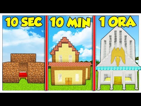 QUANTO CI METTI A COSTRUIRE UNA CASA? - Minecraft ITA