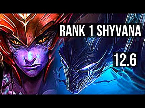 SHYVANA vs NOCTURNE (JNG) | Rank 1 Shyvana, Rank 11, 8/2/4, Godlike | EUW Challenger | 12.6