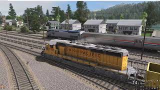 Trainz Railroad Simulator 2022 (TRS22) - EMD SD40-2 / GE AC4400CW - Wood Transporter - 4K UHD