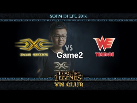 WE vs SS Highlights Game 2 LPL Summer 2016